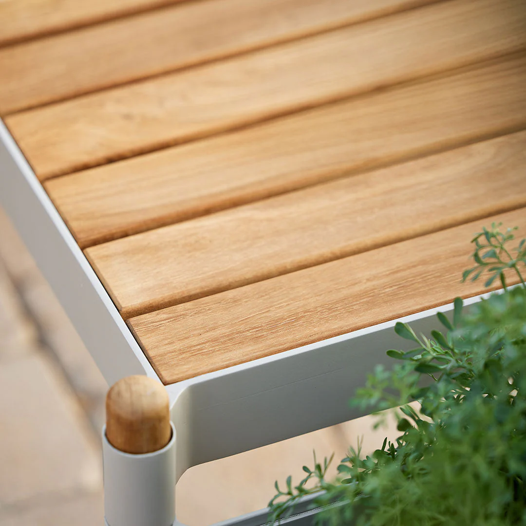 Sticks Outdoor Bench w/ Planters - Image 3