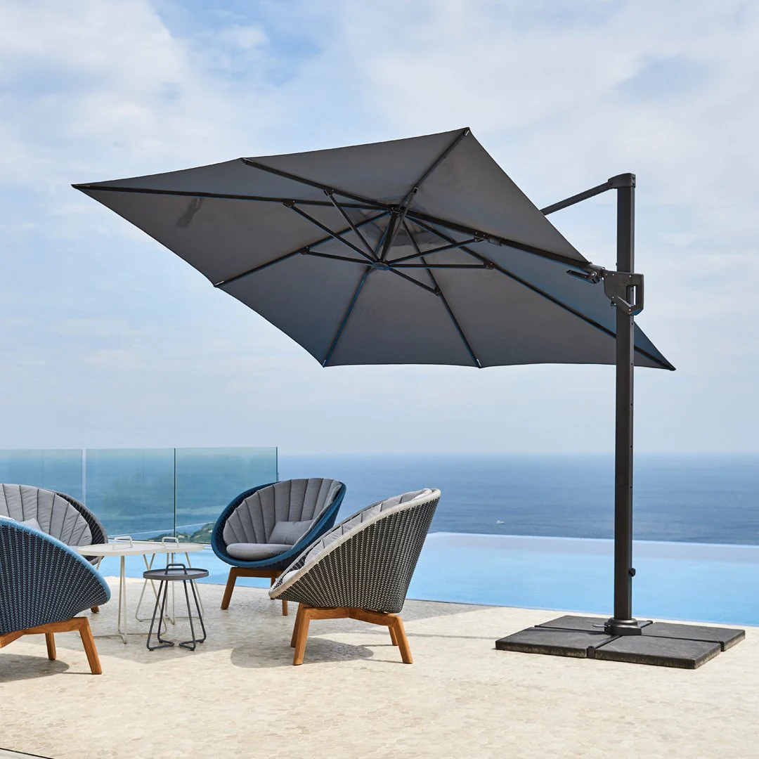 Hyde Luxe Tilt Parasol w/ Base - Image 8