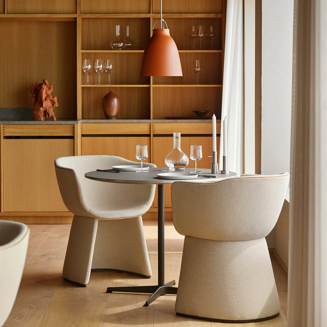 Monolit Dining Chair w/ Leather Piping - Image 15