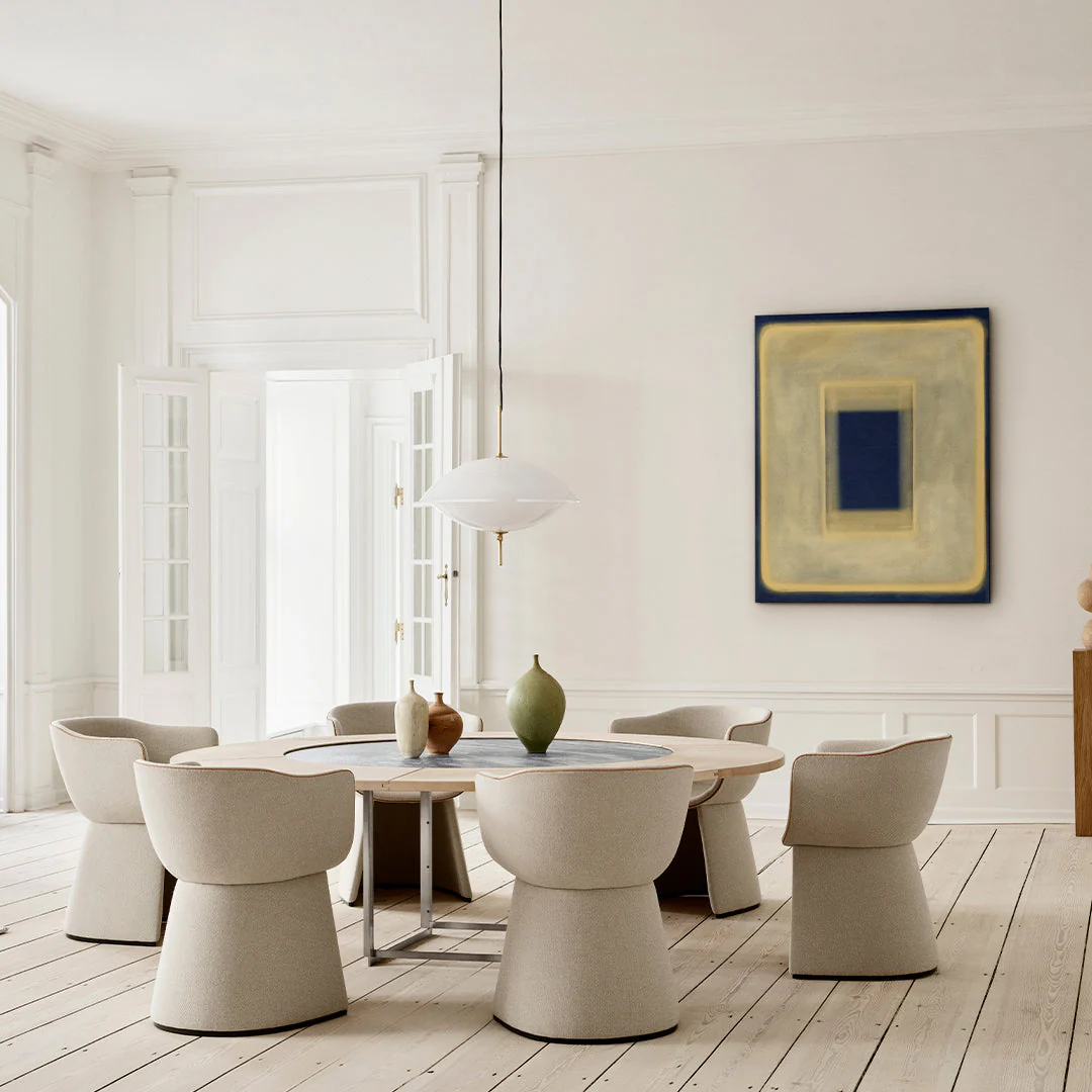 Monolit Dining Chair w/ Leather Piping - Image 16