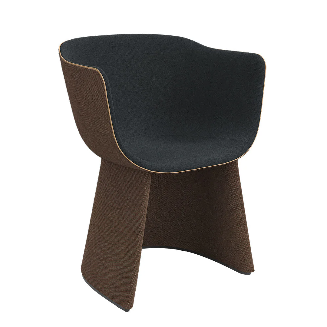 Monolit Dining Chair w/ Leather Piping - Image 2