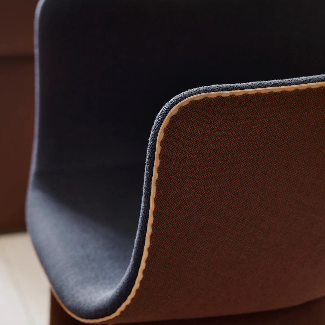 Monolit Dining Chair w/ Leather Piping - Image 5