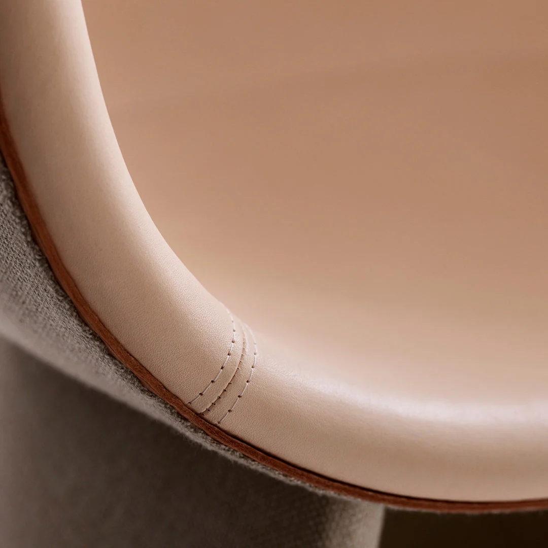 Monolit Lounge Chair w/ Leather Piping - Image 5