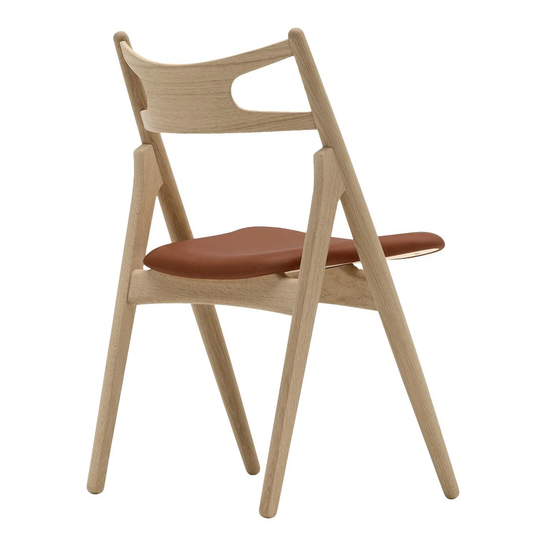 CH29P Sawbuck Chair - Wood - Image 27