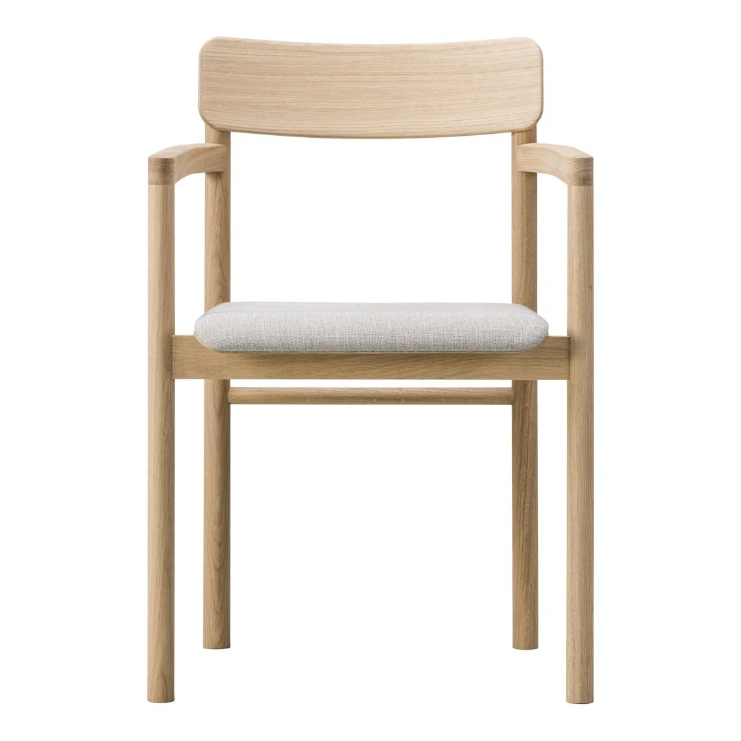 Post Armchair - Seat Upholstered - Image 2