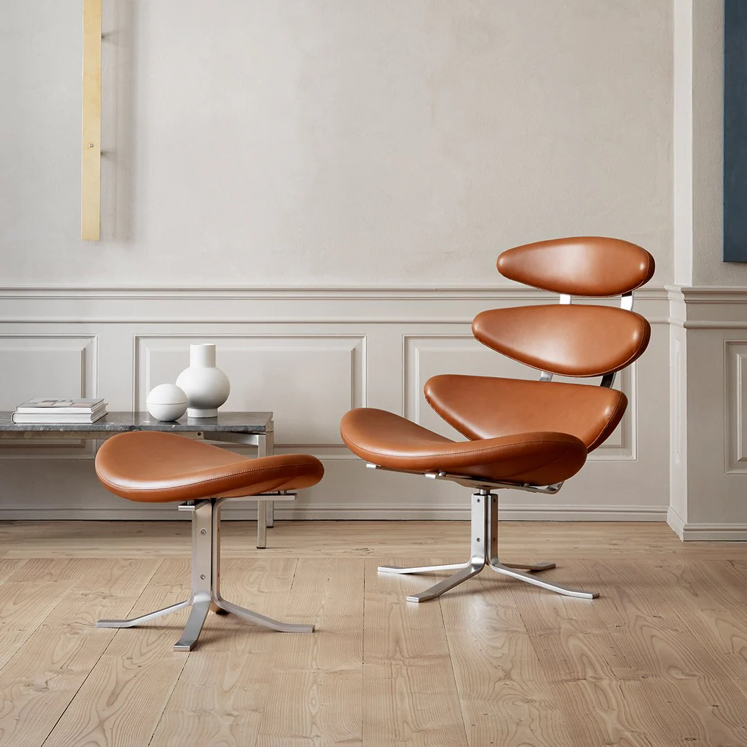 Erik Jørgensen Corona Swivel Lounge Chair - Image 17