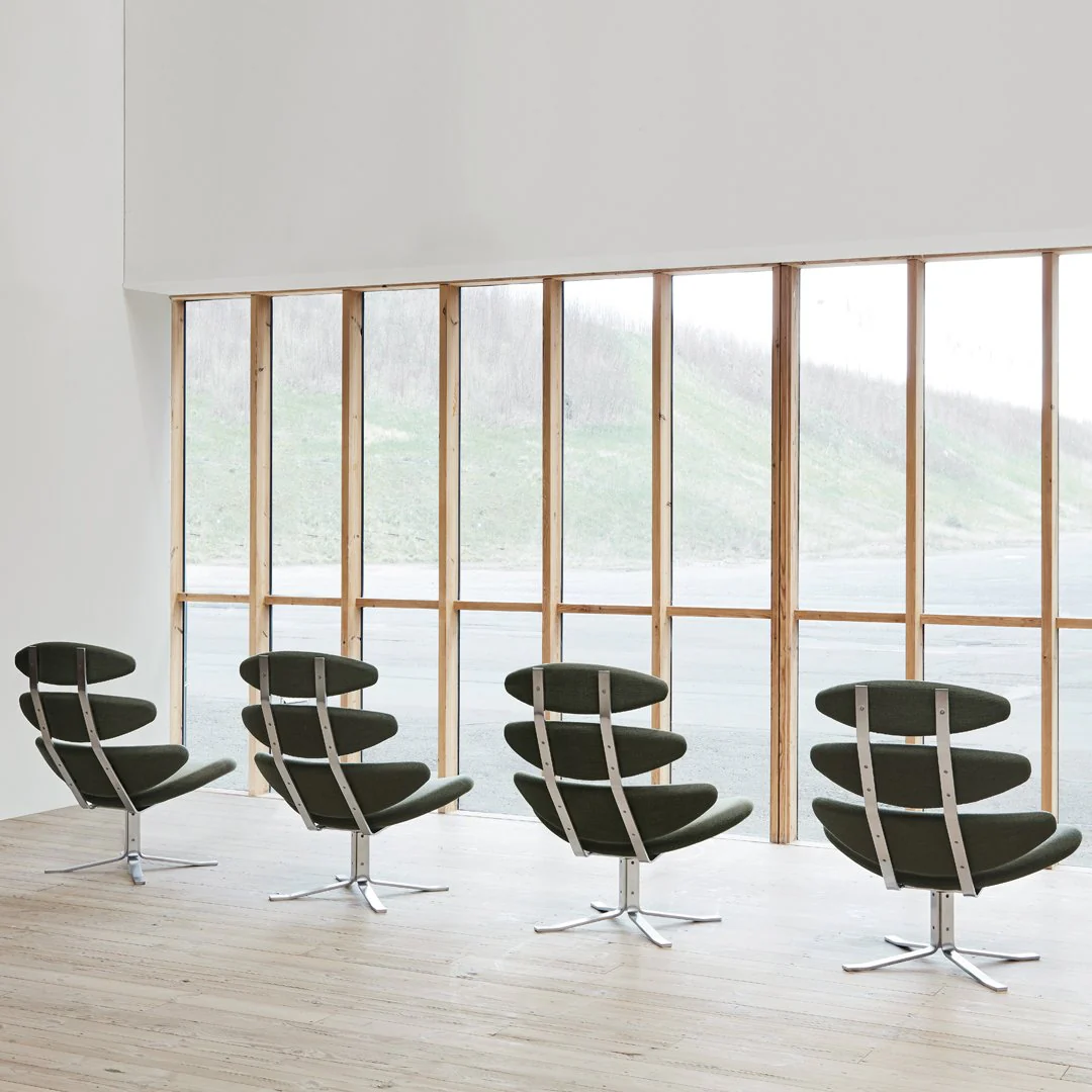 Erik Jørgensen Corona Swivel Lounge Chair - Image 23
