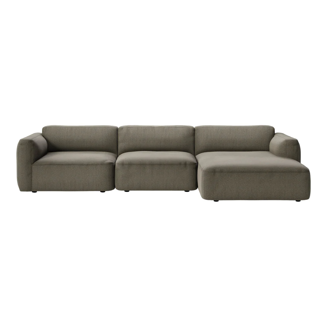 Develius Mellow Models E & F - 3-Seater Sofa w/ Chaise - Image 4