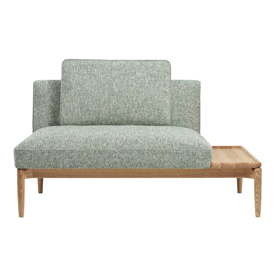 E330 Embrace Modular Sofa w/ Right Table (45.3" L)