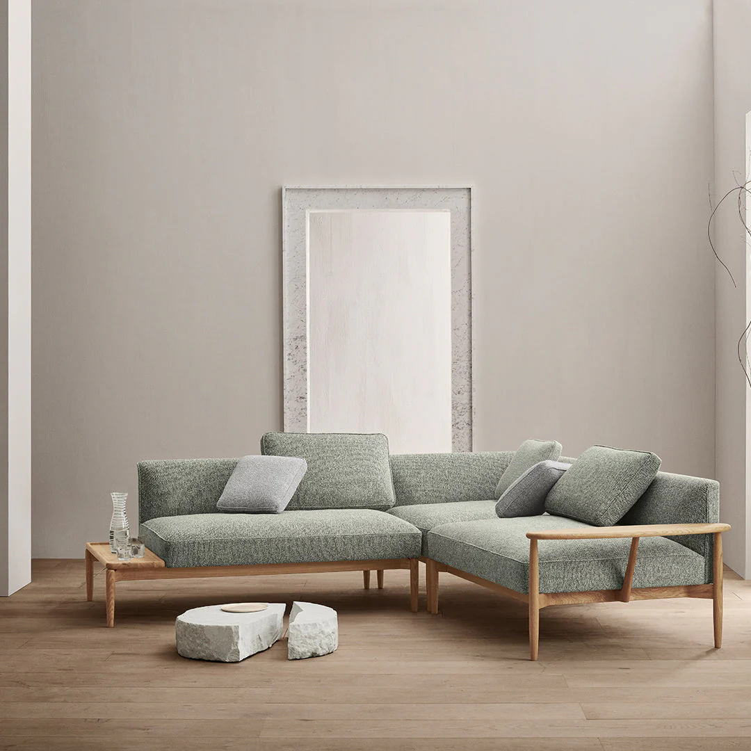 E331 Embrace Modular Sofa w/ Left Table (58.3" L) - Image 18