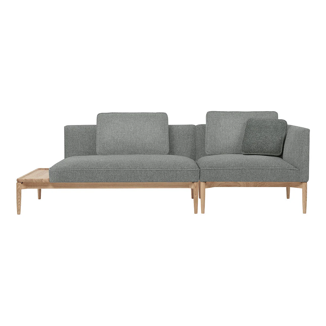 E331 Embrace Modular Sofa w/ Left Table (58.3" L) - Image 5