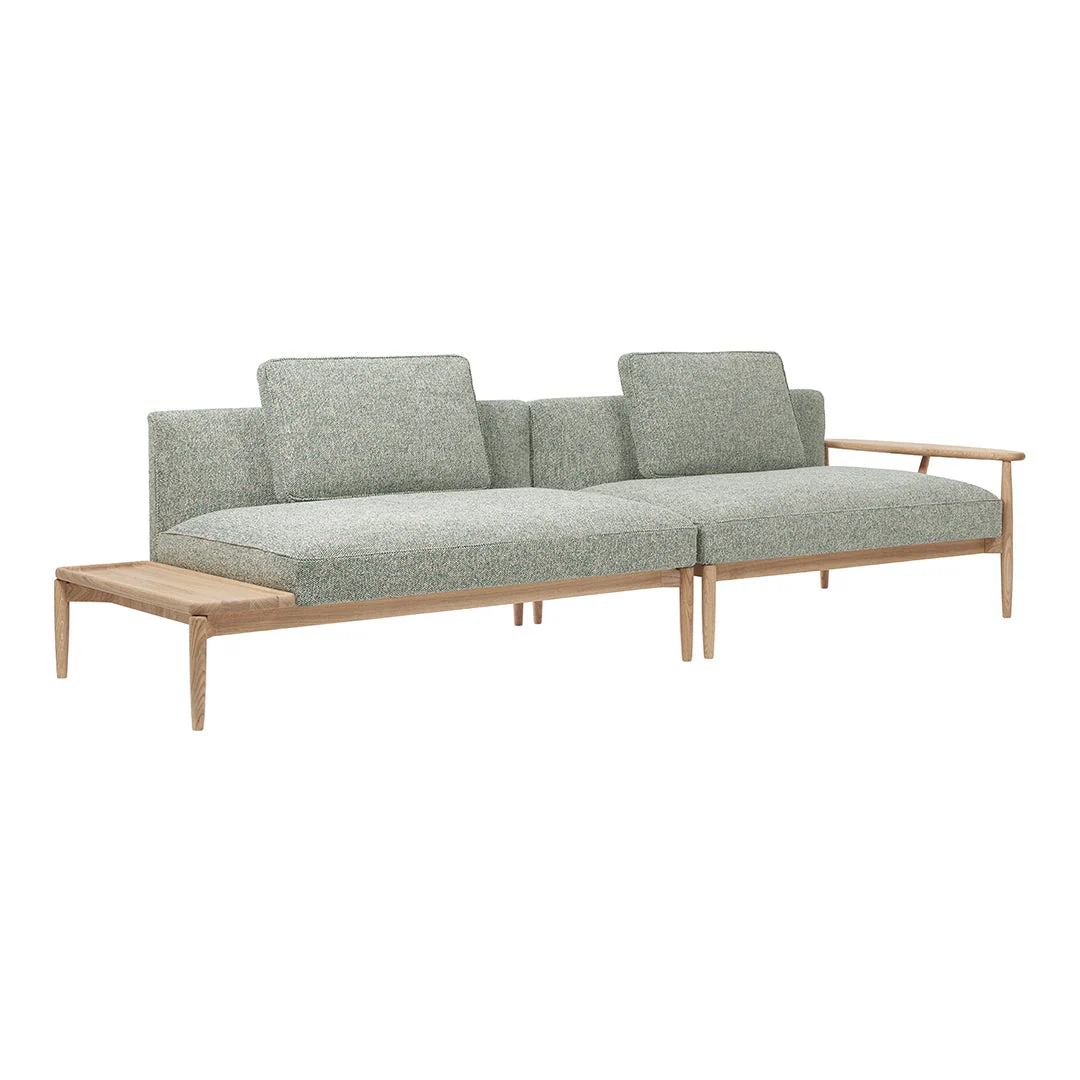E331 Embrace Modular Sofa w/ Left Table (58.3" L) - Image 9