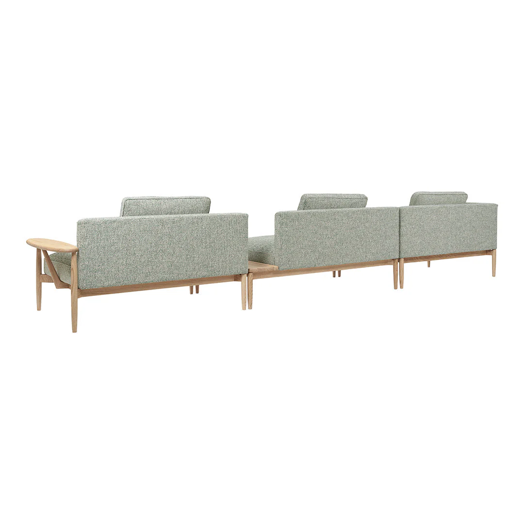 E331 Embrace Modular Sofa w/ Right Table (58.3" L) - Image 9