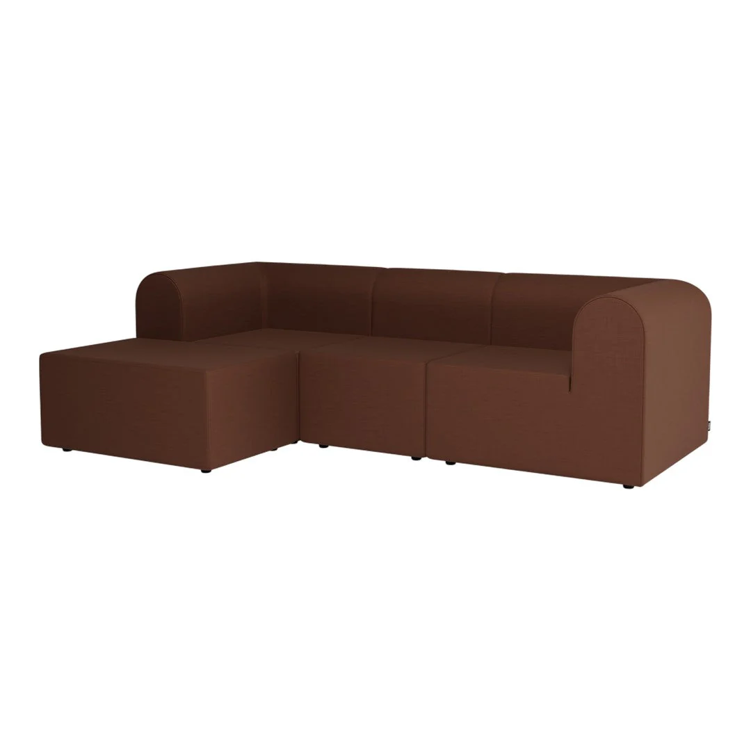 Paradigm 3-Seater Sofa w/ Pouf - Image 11