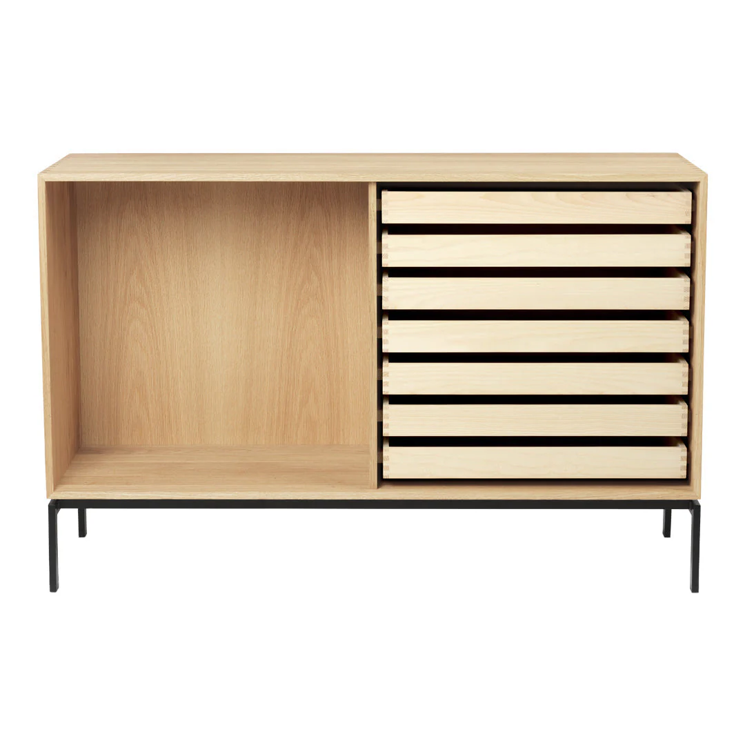 FK632110 Deep Standing Bookcase w/ 7 Trays