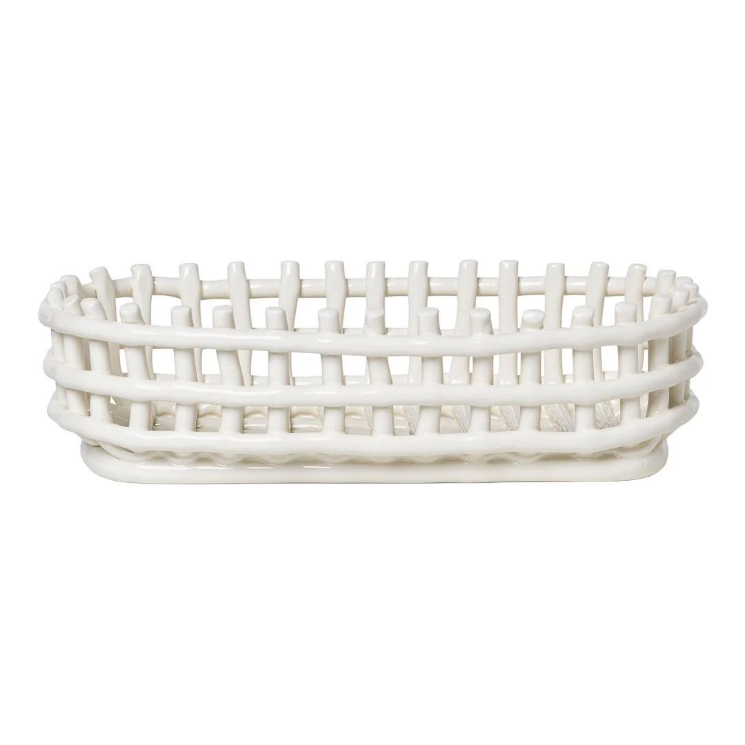 Ceramic Basket - Oval - Image 2