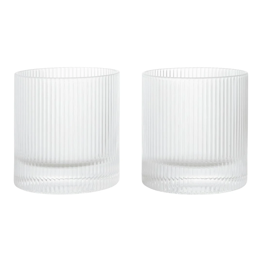 Ripple Tumbler Glasses - Set of 2