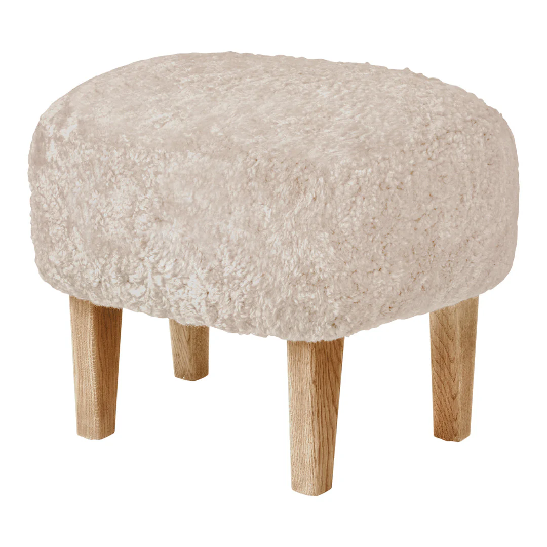 Ingeborg Ottoman - Sheepskin - Image 9