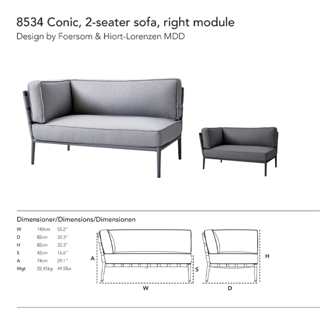 Conic Pre-configured Sofa - Setup 3 - Image 5