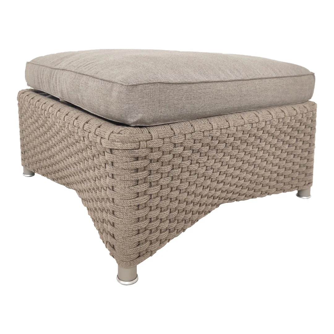 Diamond Outdoor Footstool - Image 2