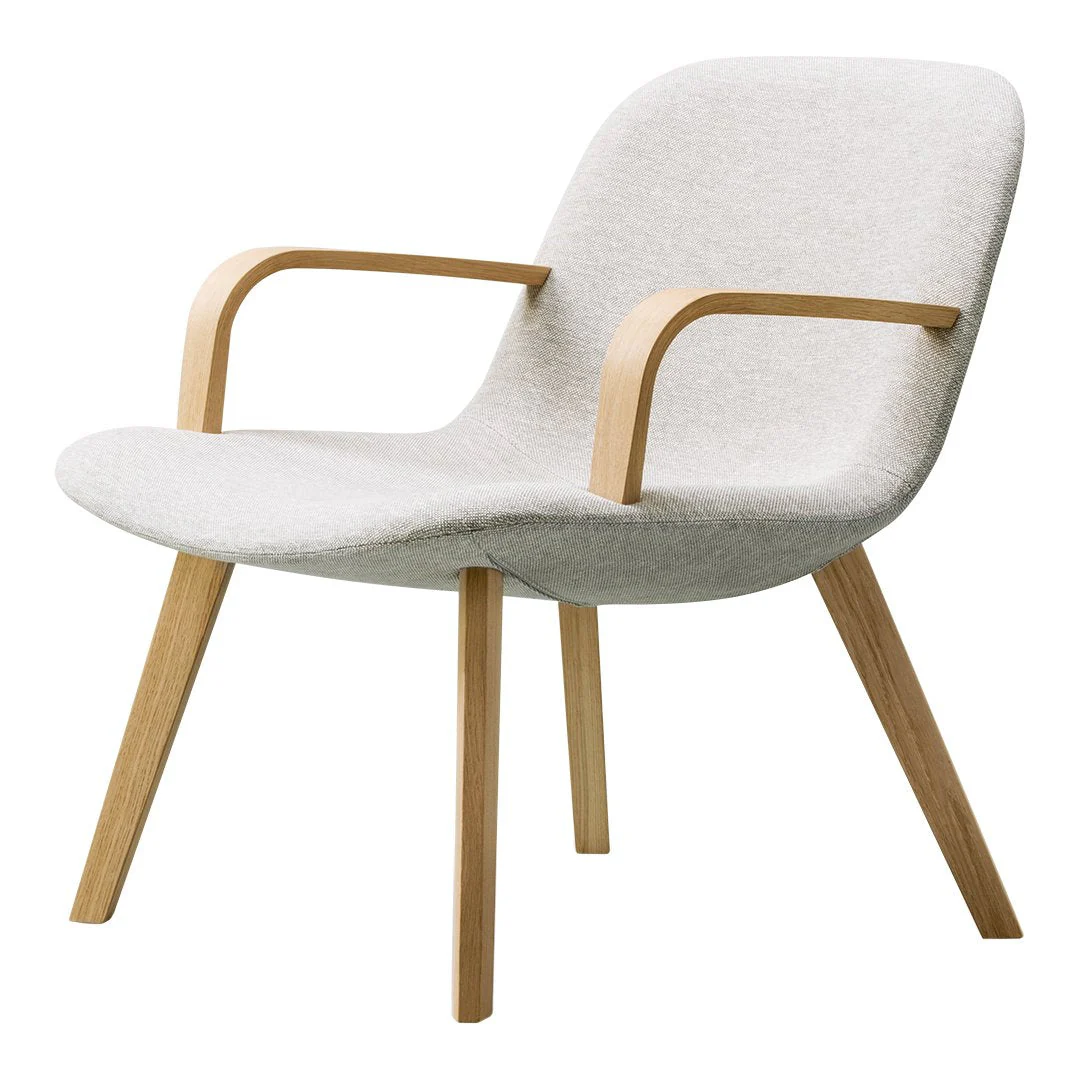 Erik Jørgensen Eyes Lounge Armchair - Wood Base - Image 2