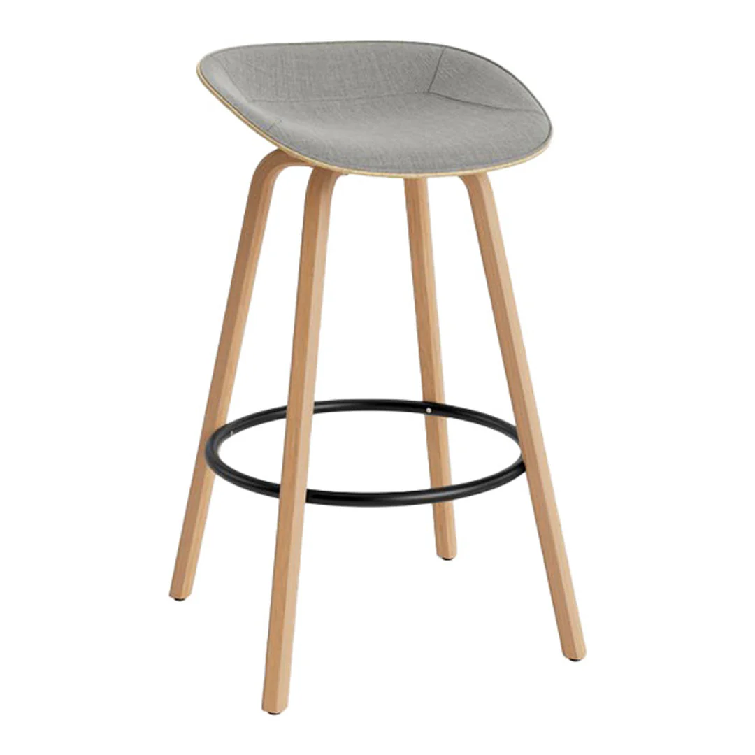 Mat Bar Stool - Front Upholstered - Image 2