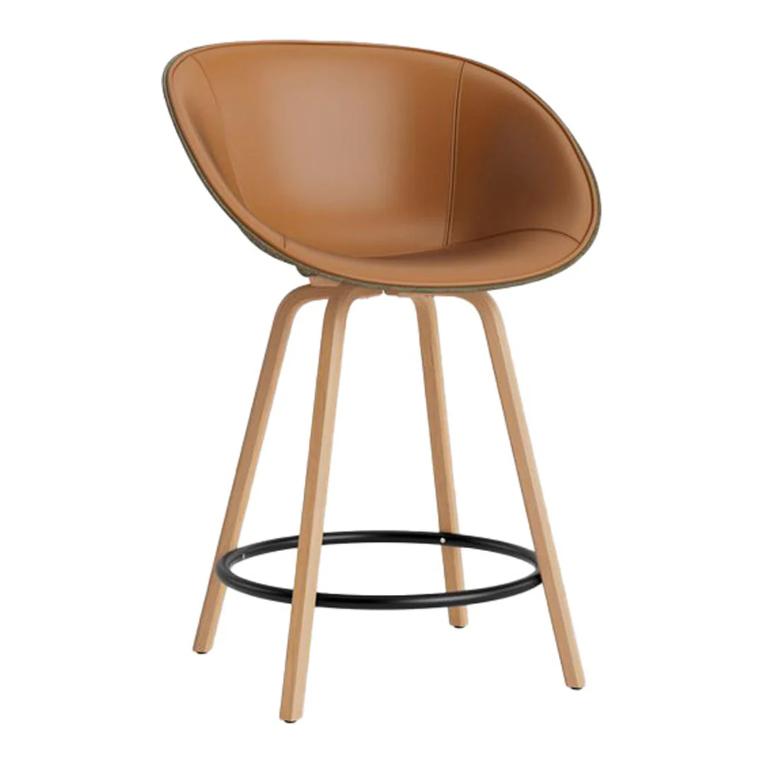 Mat Counter Chair w/ Arms - Front Upholstered - Image 9