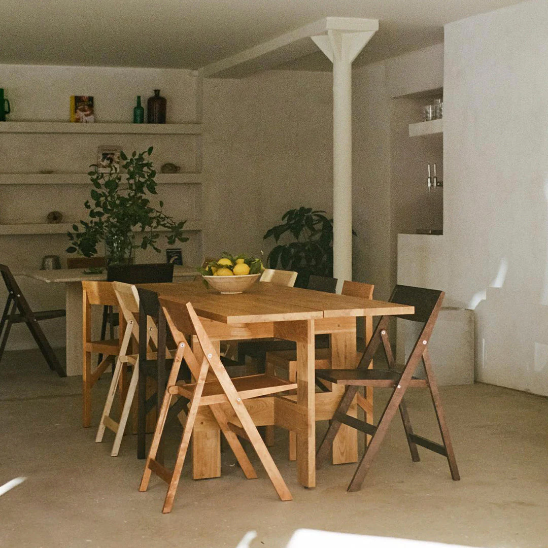 Farmhouse Planks Trestle Table - Image 11