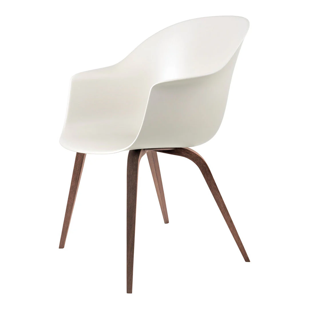 Bat Dining Armchair - Wood Base - Image 2
