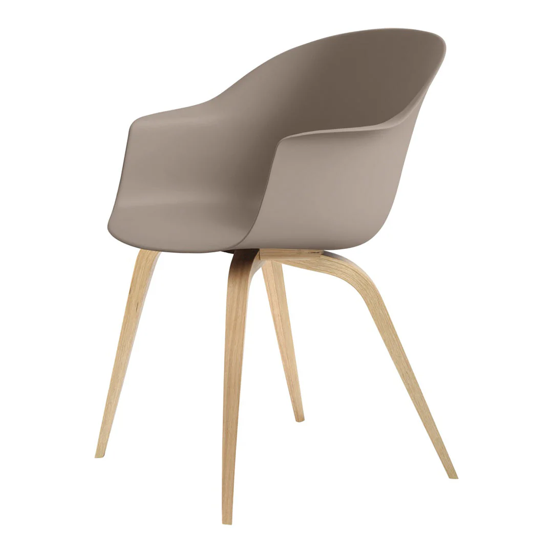 Bat Dining Armchair - Wood Base - Image 6