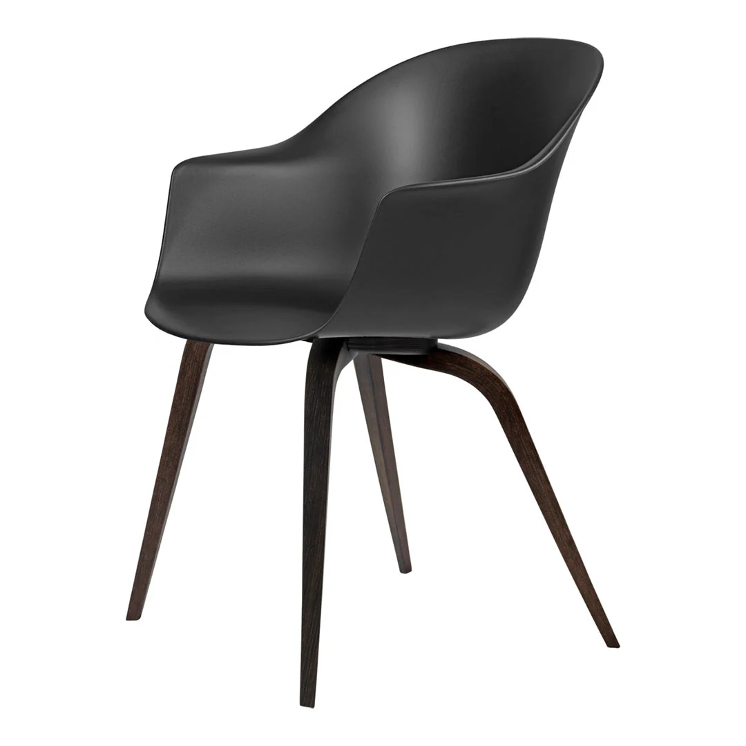 Bat Dining Armchair - Wood Base - Image 7