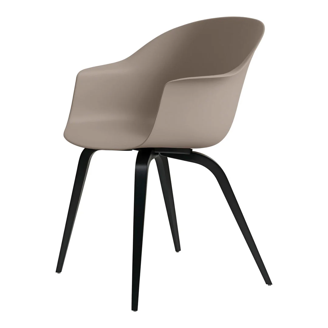 Bat Dining Armchair - Wood Base - Image 8
