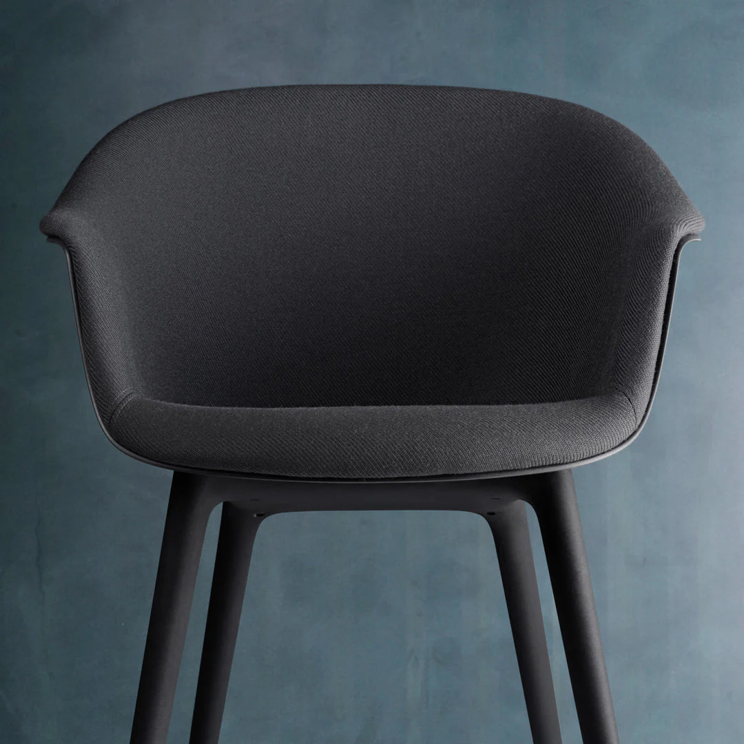 Bat Dining Chair - Front Upholstered - Plastic Base - Image 6