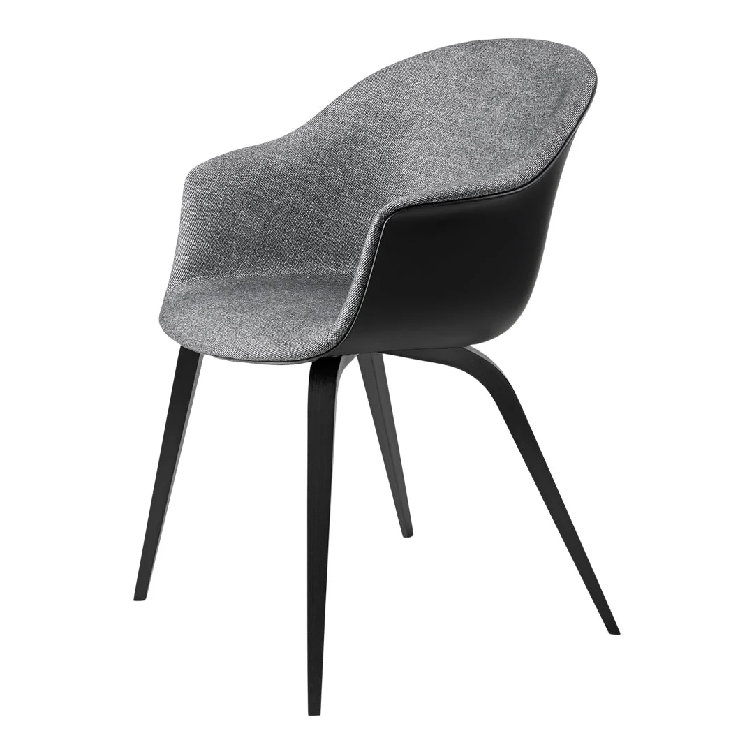 Bat Dining Chair - Front Upholstered - American Walnut Base - Image 2