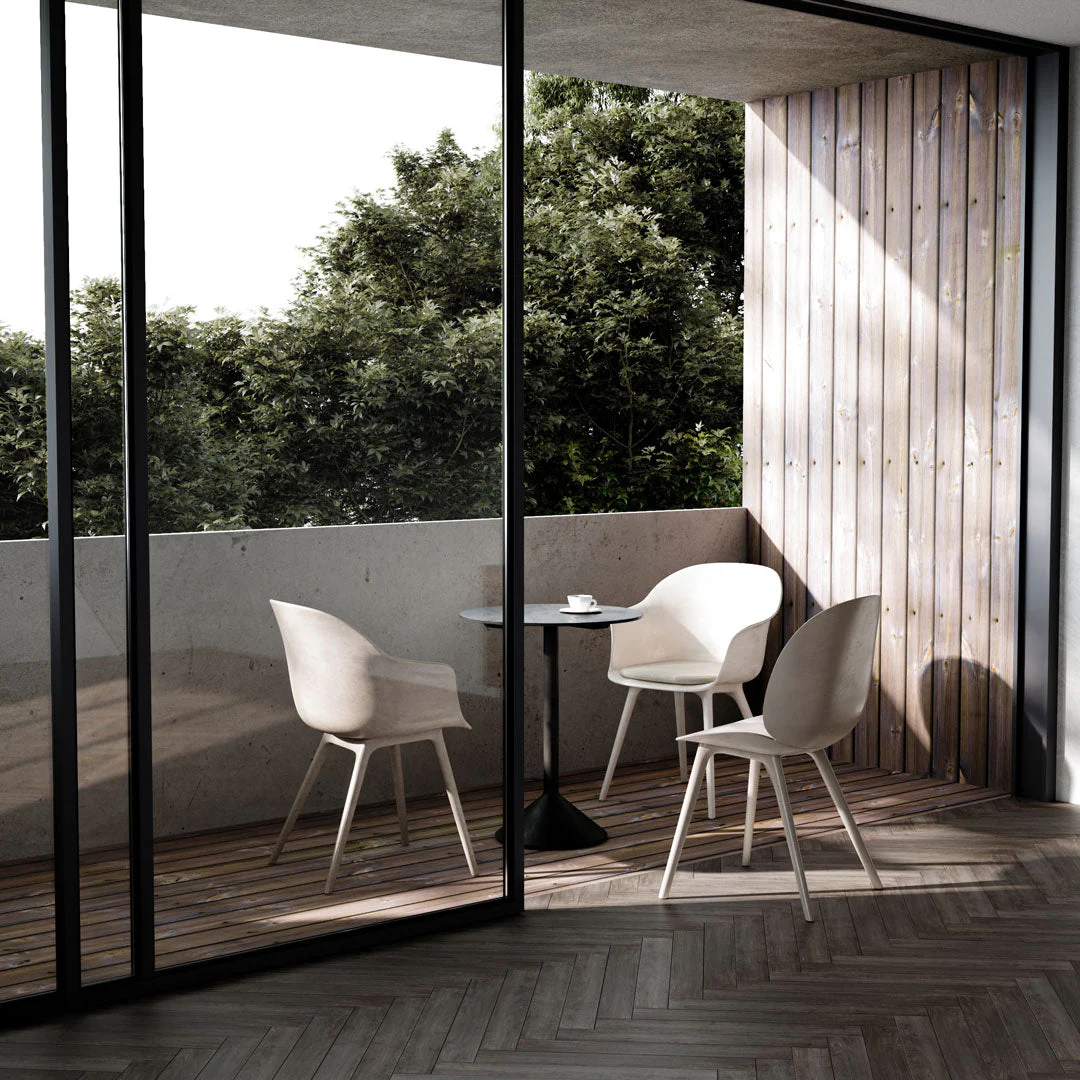 Bat Dining Chair - Plastic Base - Outdoor - Image 12