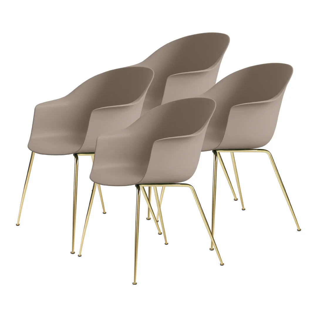Bat Dining Chair - Conic Base - Unupholstered - Image 11
