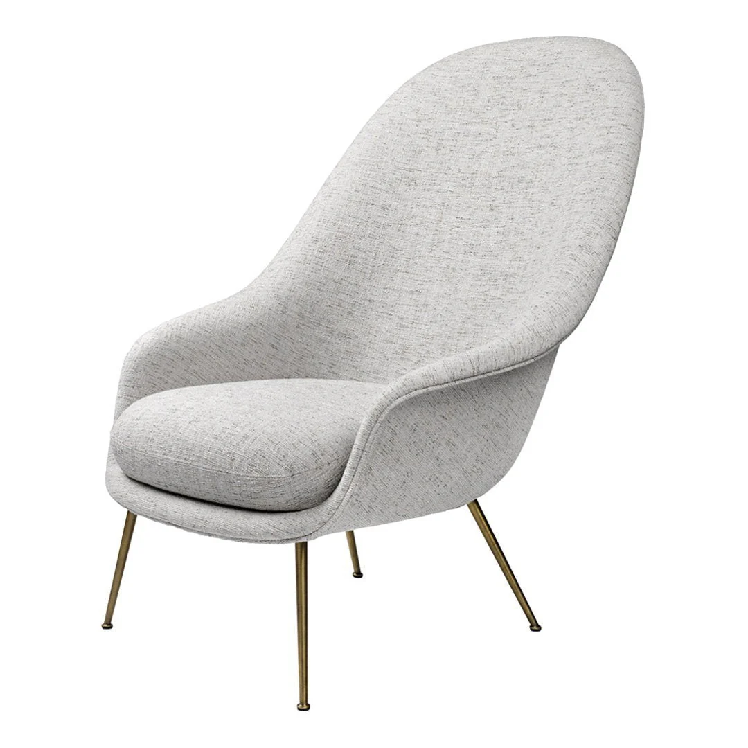 Bat Lounge Chair - High Back - Conic Base - Image 8