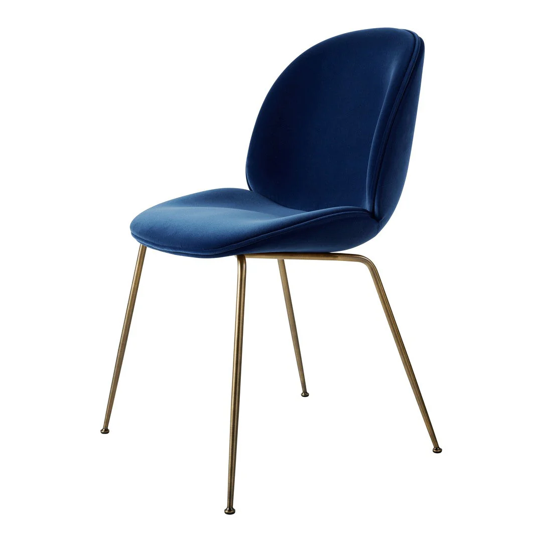 Beetle Dining Chair - Conic Base - Fully Upholstered - Image 12