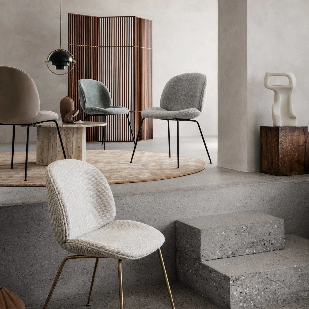 Beetle Dining Chair - Conic Base - Fully Upholstered - Image 7