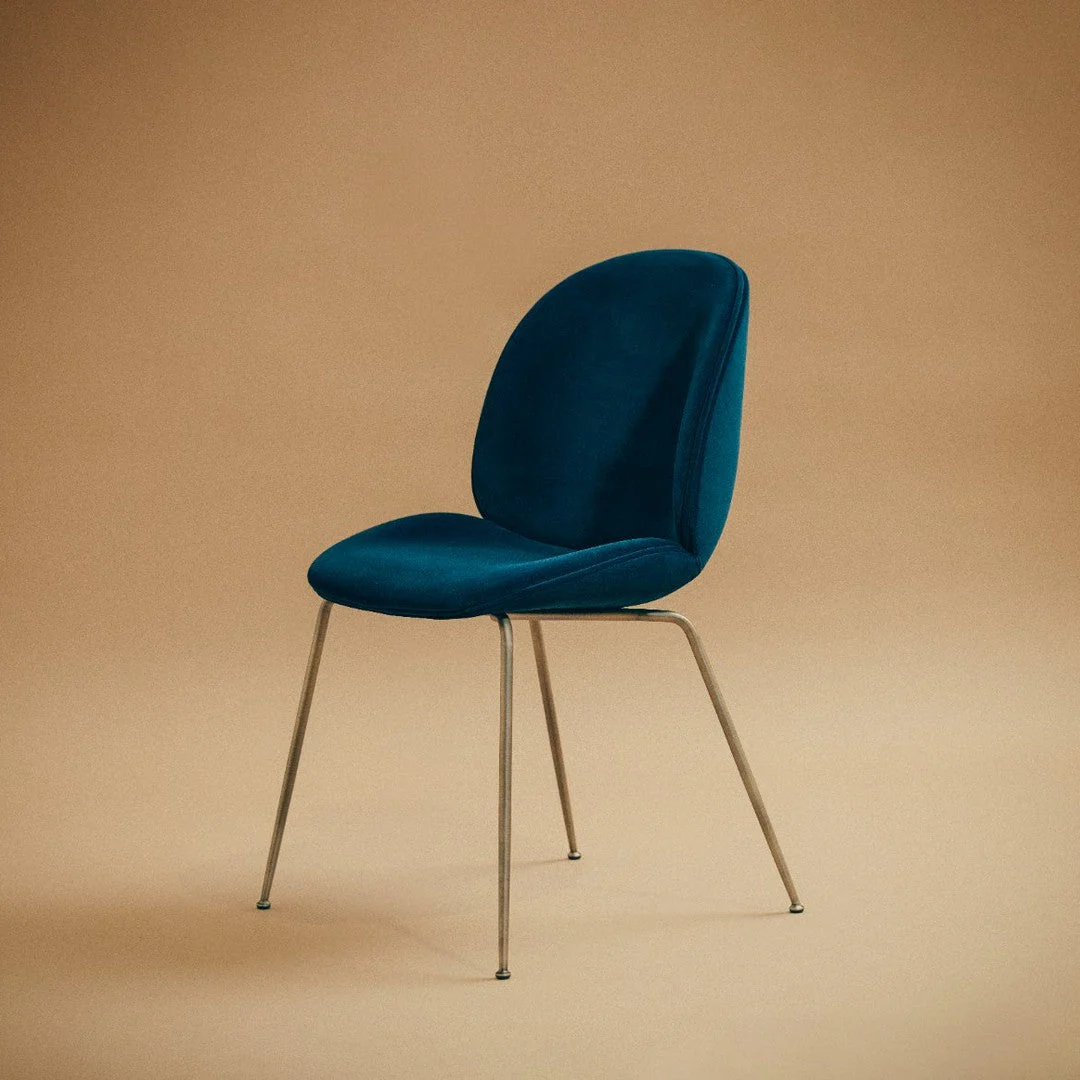 Beetle Dining Chair - Conic Base - Fully Upholstered - Image 9