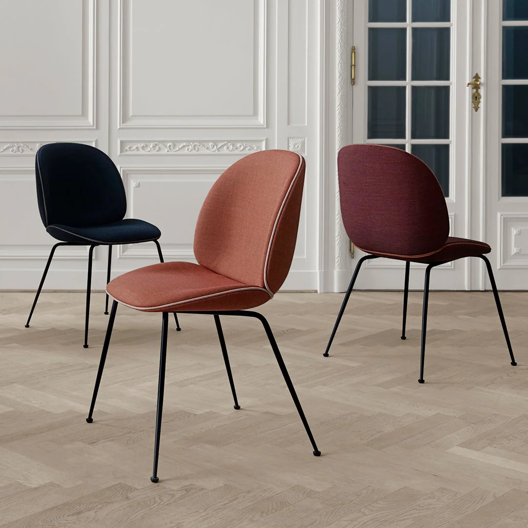 Beetle Dining Chair - Conic Base - Fully Upholstered (Made to Order) - Image 16