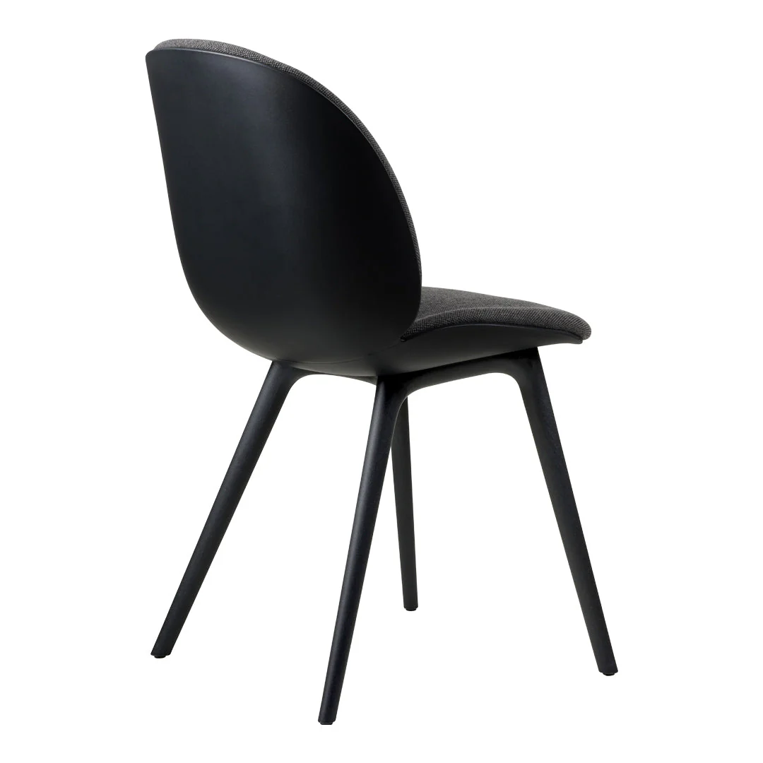 Beetle Dining Chair - Front Upholstered - Plastic Base, Monochrome - Image 7