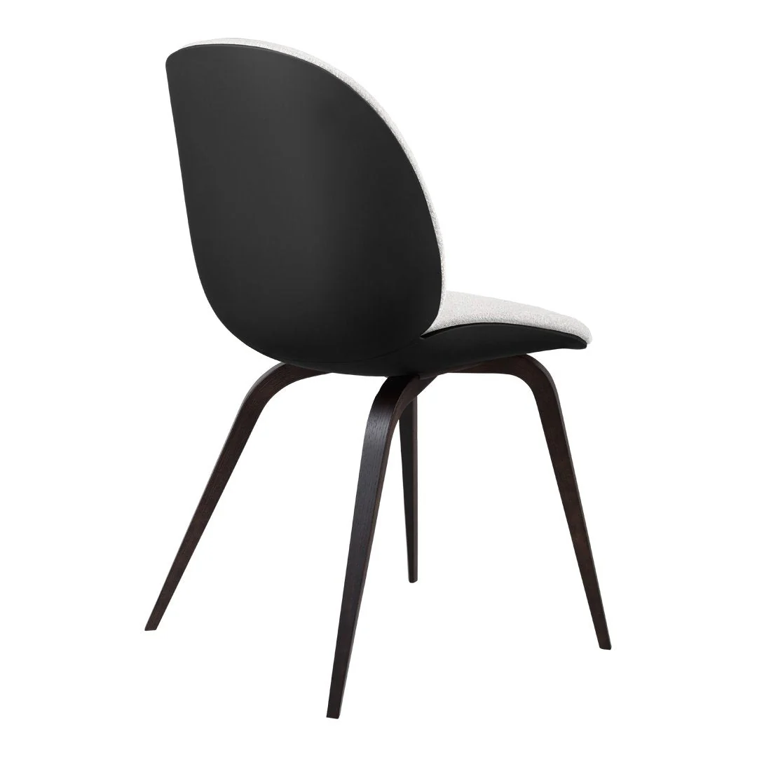 Beetle Dining Chair - Front Upholstered - Smoked Oak Base - Image 5