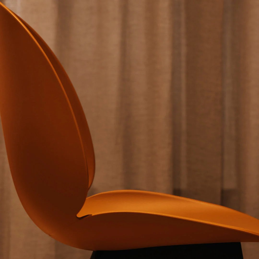Beetle Dining Chair - Black Plastic Base - Image 5
