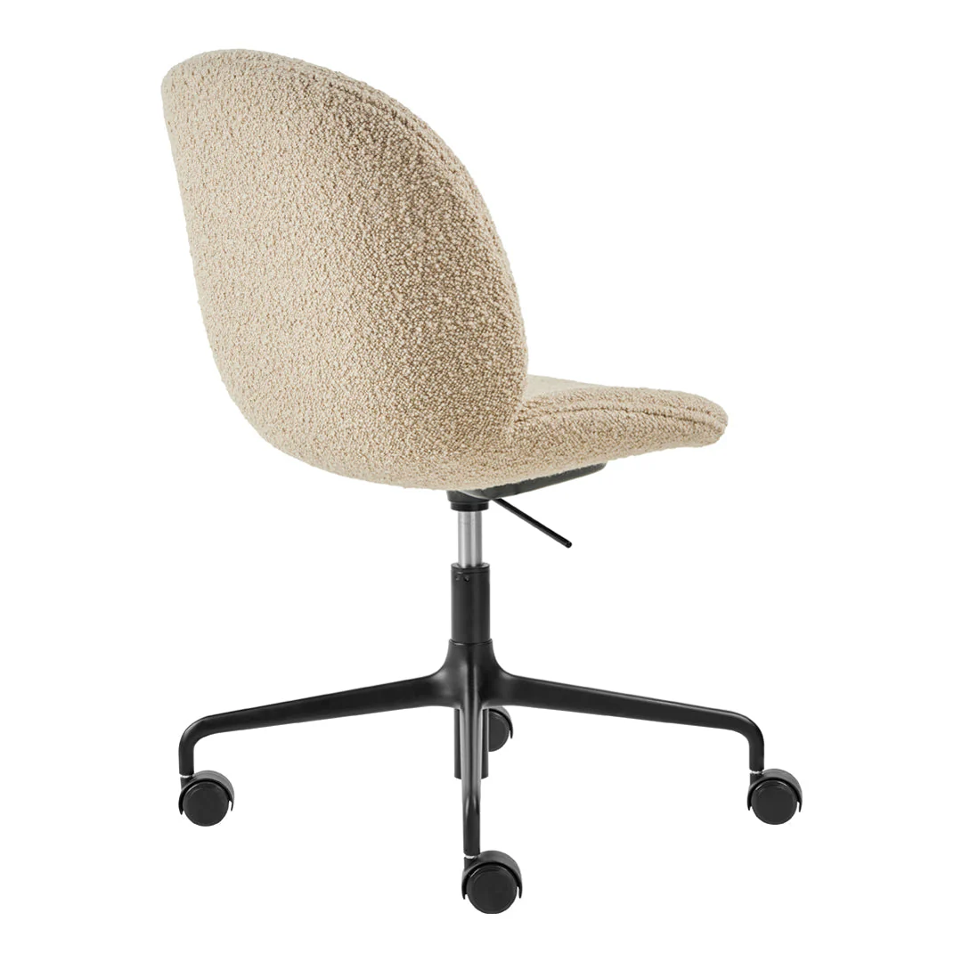 Beetle Meeting Chair - 4-Star Base w/ Casters - Height Adjustable - Fully Upholstered - Image 3