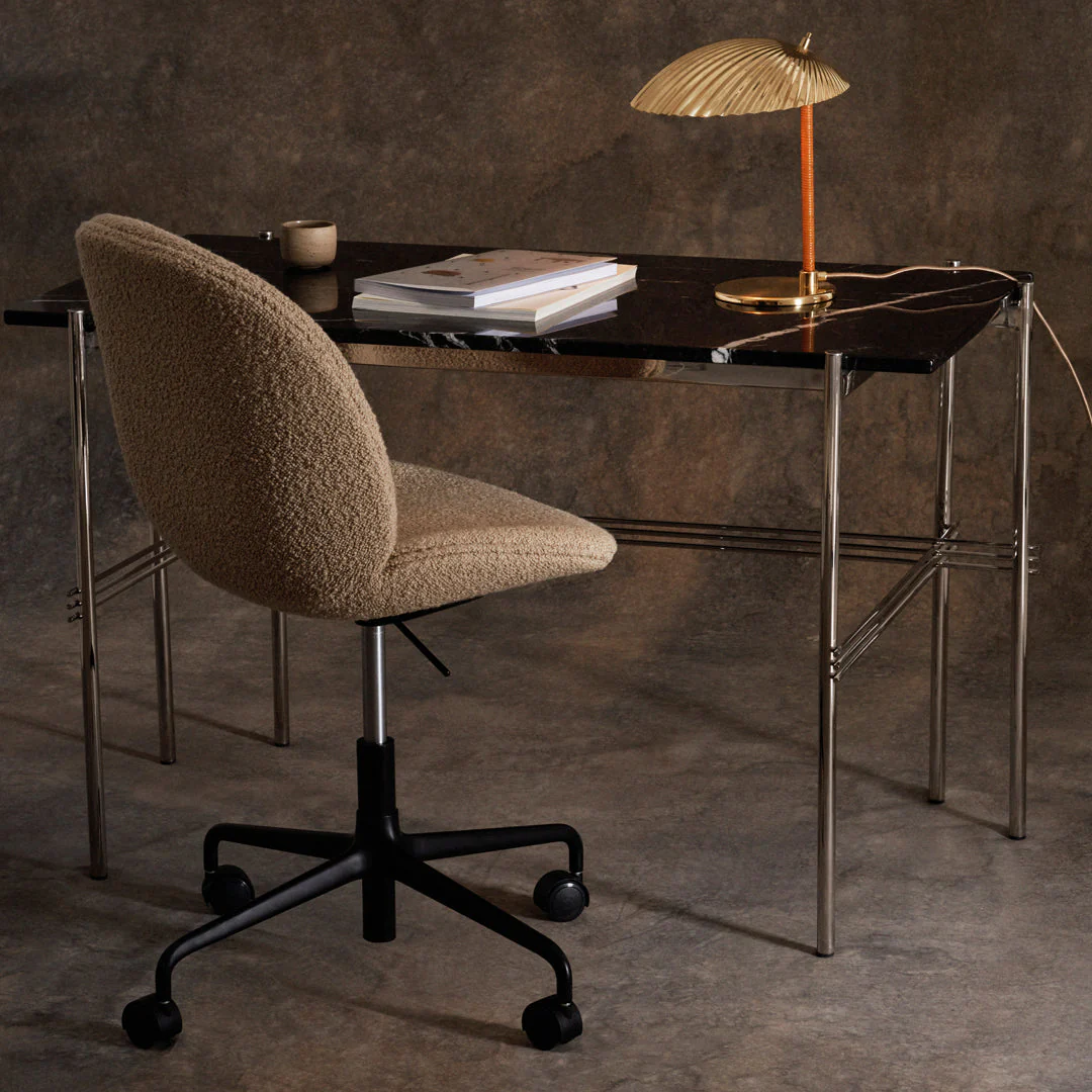 Beetle Meeting Chair - 4-Star Base w/ Casters - Height Adjustable - Fully Upholstered - Image 5