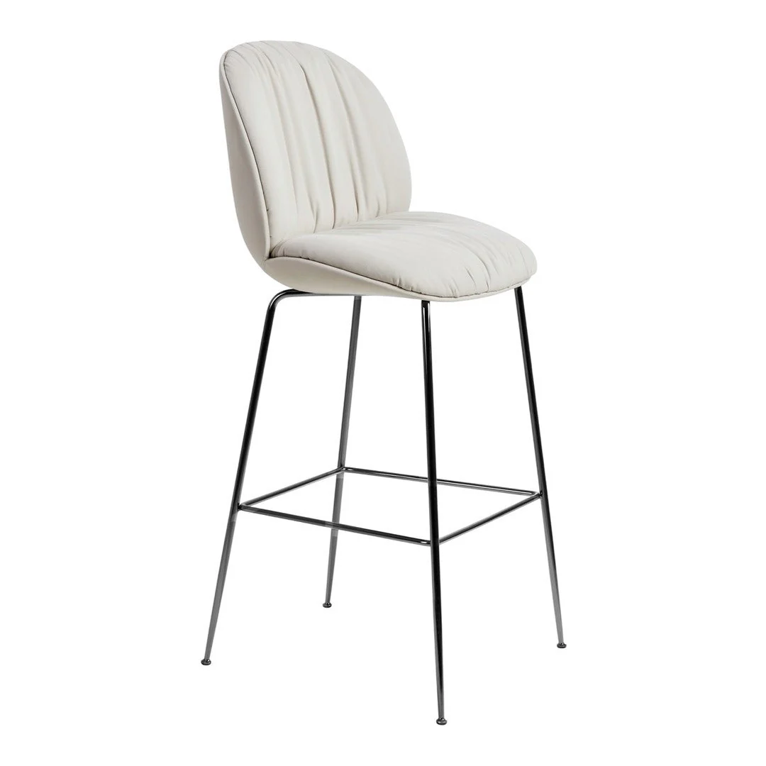 Beetle Soft Bar Chair - Conic Base - Fully Upholstered - Image 2