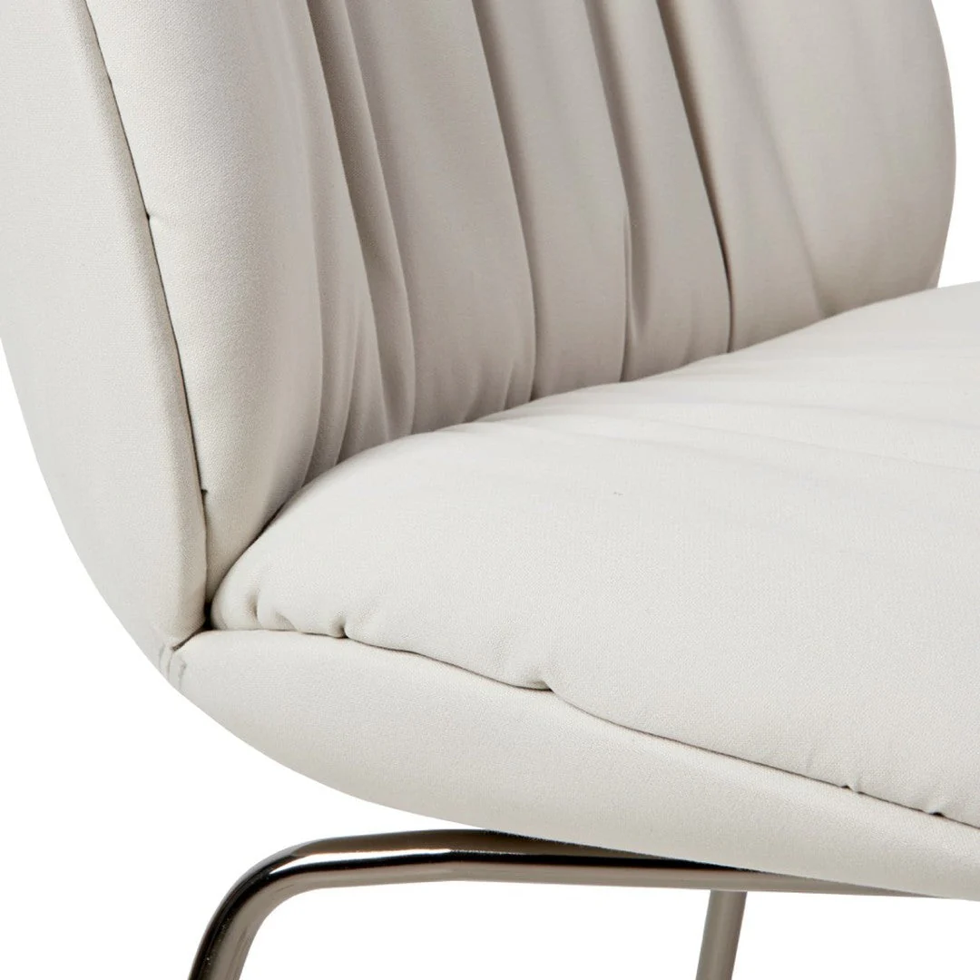 Beetle Soft Dining Chair - Conic Base - Fully Upholstered - Image 10