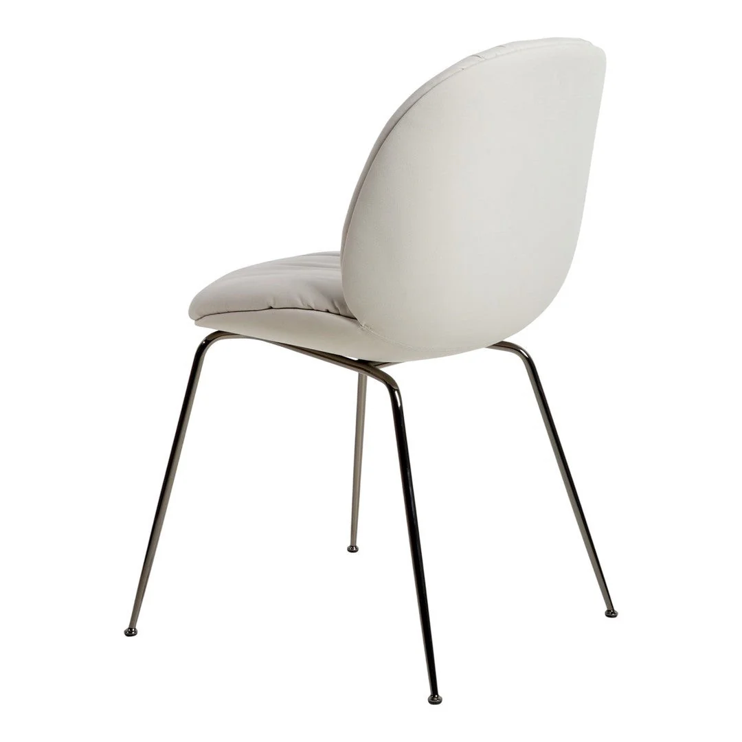 Beetle Soft Dining Chair - Conic Base - Fully Upholstered - Image 11