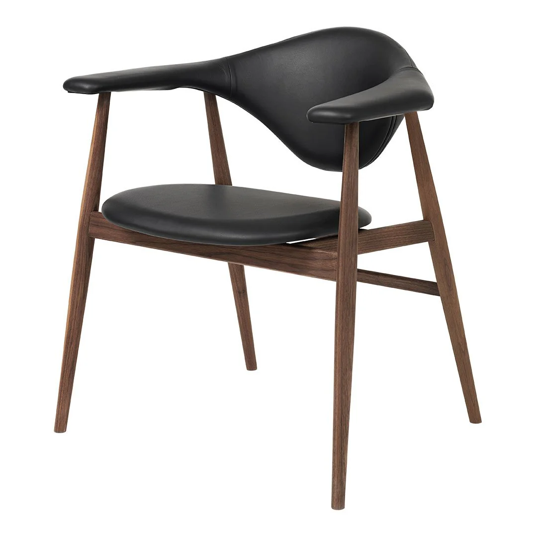 Masculo Dining Chair - Wood Base - Image 10